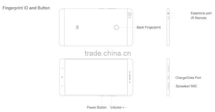 Original Xiaomi Mi Max 6.44" Cell Phone 4G LTE FDD Snapdragon 650 Hexa Core 4850mAh 3G RAM 32G ROM 16.0MP Fingerprint