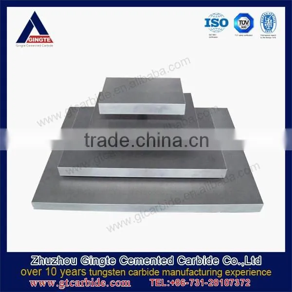 Tungsten carbide plates for non-ferrous metal sheets