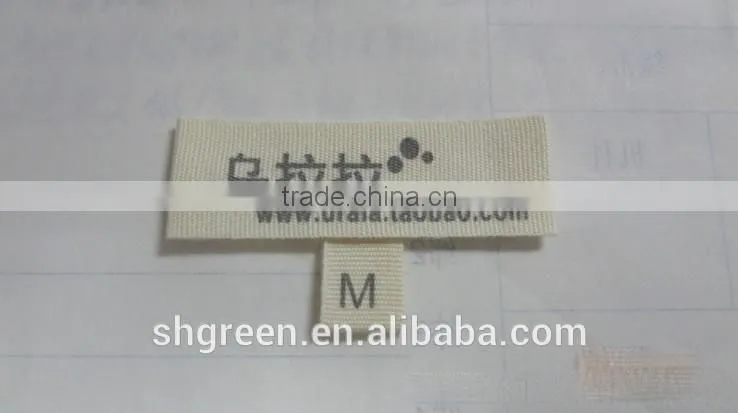 Silk screen printing cloth tags with die-cut hole for wine bottle