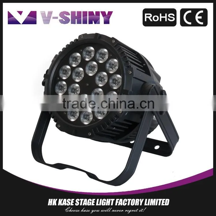Outdoor IP65 18*10W rgbw 5-IN-1 led stage lightings