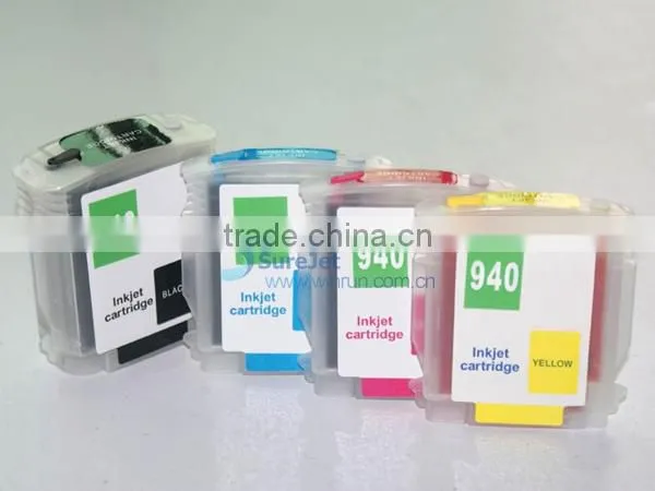 Officejet Pro 8000/8500 Printer Refillable cartridges for hp940 use for hp ink cartridge