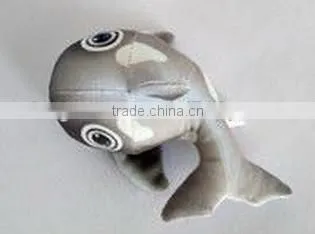 factory wholesale 3D leopard pot fish plush toy realistic stuffed plush animal leopard pot fish toy soft toy