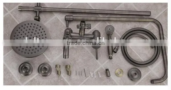 classic in wall bath shower set, single handle rain shower set