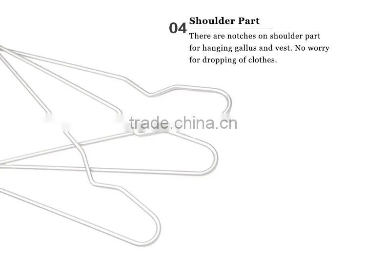 silver wire aluminium hanger
