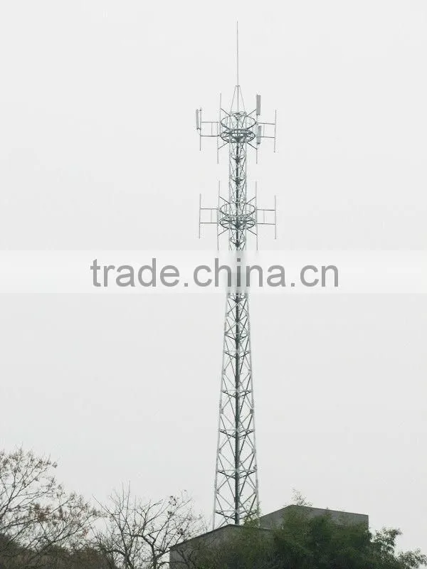 Galvanized lattice steel towers