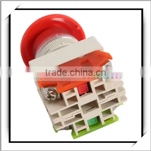 Red Sign Mushroom Emergency Stop Push Button Switch