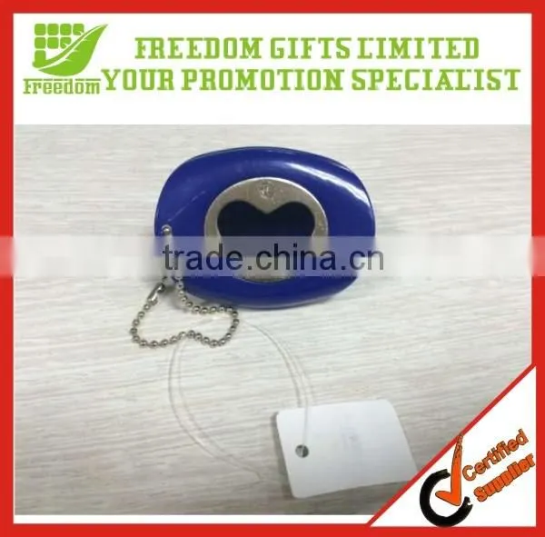 Cowboy Hat Plastic Keychain With Bottle Opener