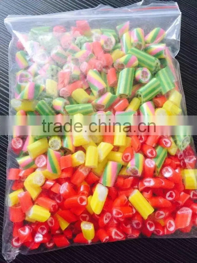 Handmade Custom Pattern Individual Packed Fruit Flavored Hard Candy