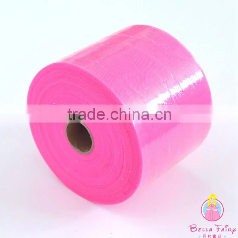 2016 high quality fabric african tulle high quality colorful tulle roll for tutu from china