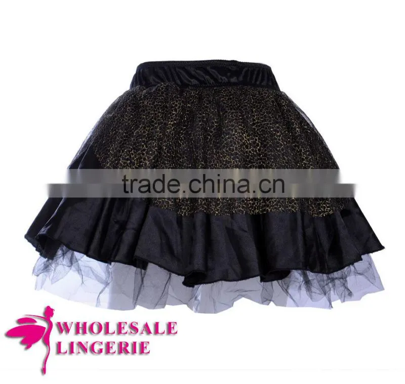 Factory Price Sexy Short Black Petticoat