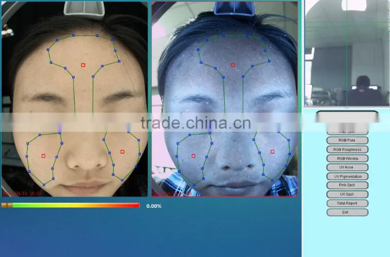 Beauty salon used fundermental device facial skin analysis maguc mirror skin analyzer