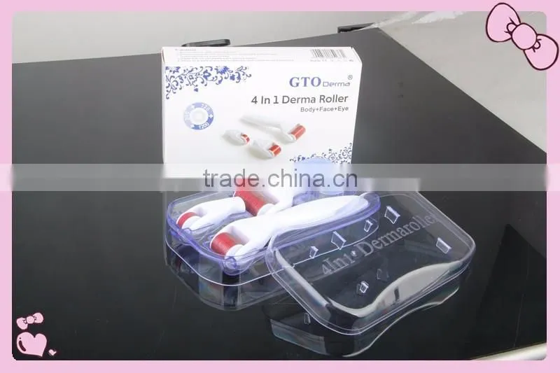 2017 newest 4 in 1 microneedle therapy sKin care derma roller