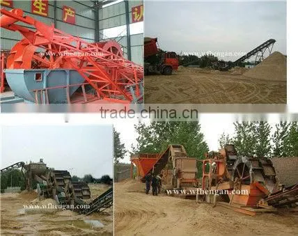 placer gold mining plant separating drum with ISO certification