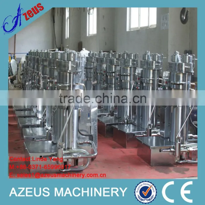 AZEUS brand hydraulic type Small olive oil press / Soybean oil mill