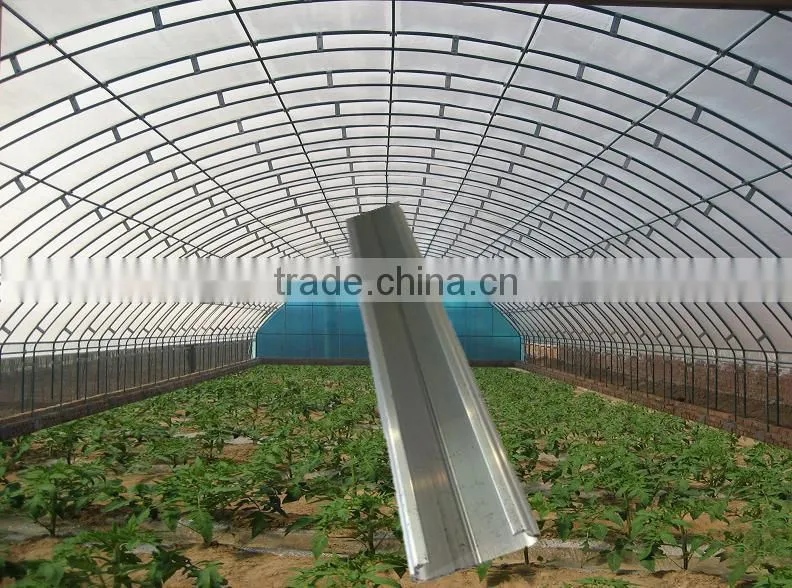 Greenhouse Film plastic coated profile