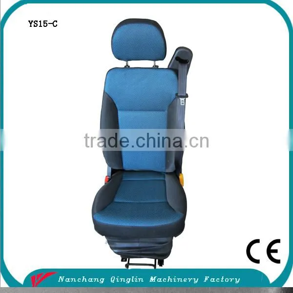 China Bus Driver Seat with Mechanical Suspension 3 Point Belt