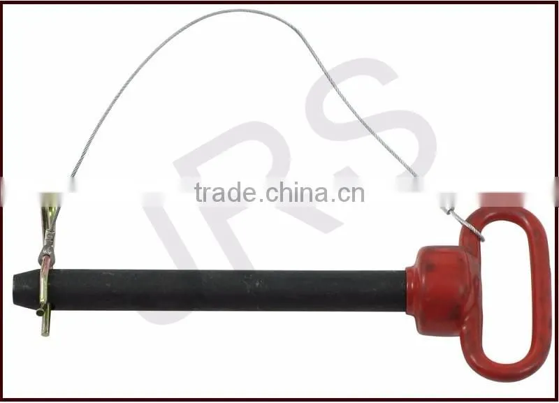 Good quality red handle hitch pin with hair pin
