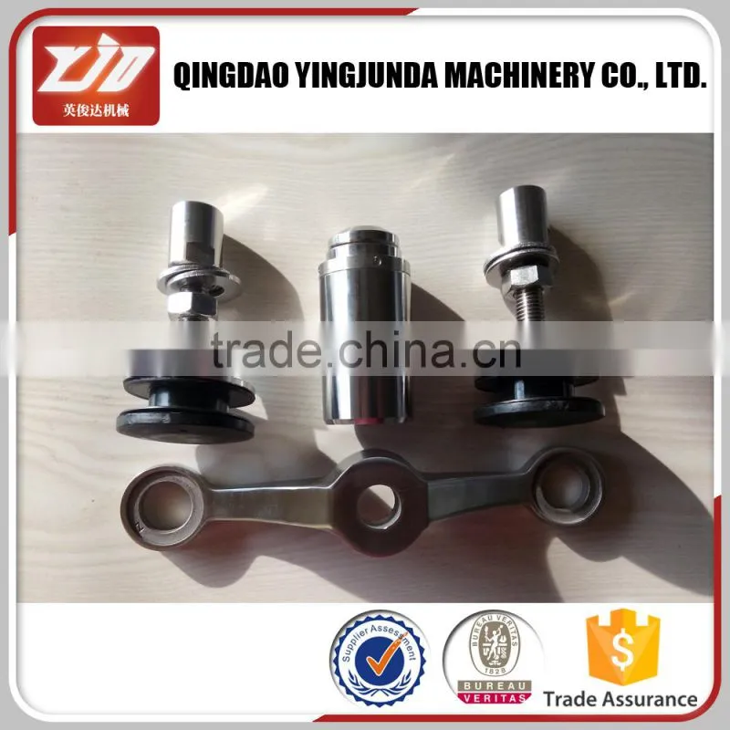 High quality stainless steel 3 arms glass spider