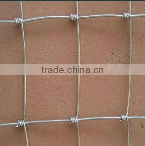 Electro Galvanized grassland fence - factory