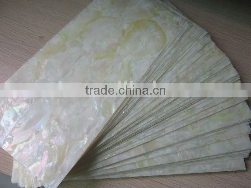 bespoke natural agoya shell laminate wallpaper sheet
