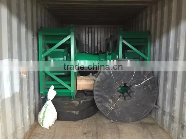 HUAHONG new type and good quality Lead edge runner wet pan mill to SUDAN