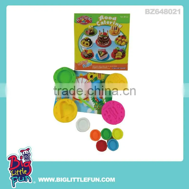 Kids dinosaur world play dough set toy