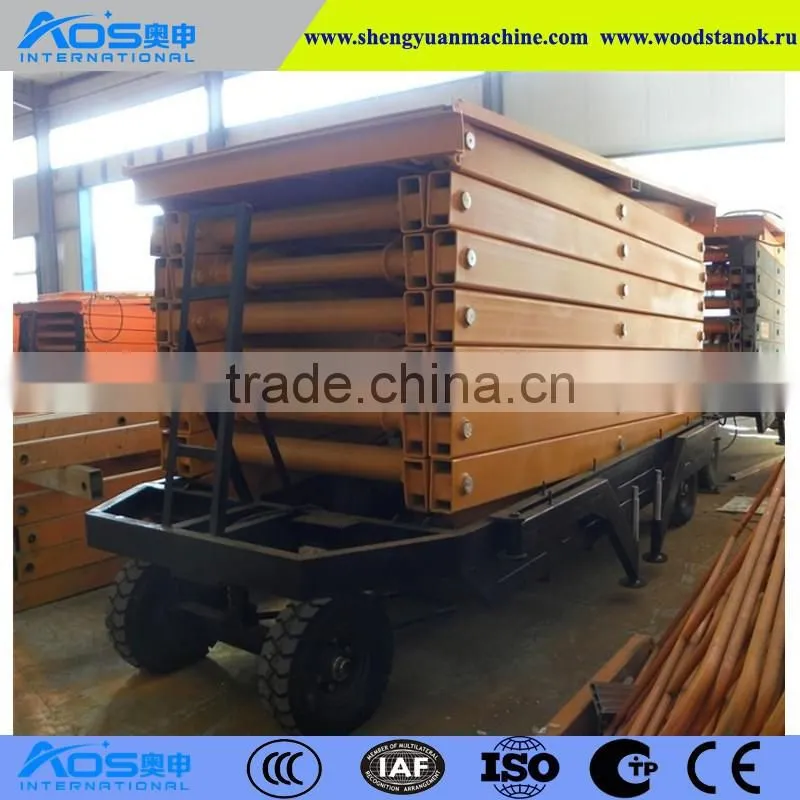 Mobile Hydraulic Scissor Lift Table With Max Platform Height 20 Meters