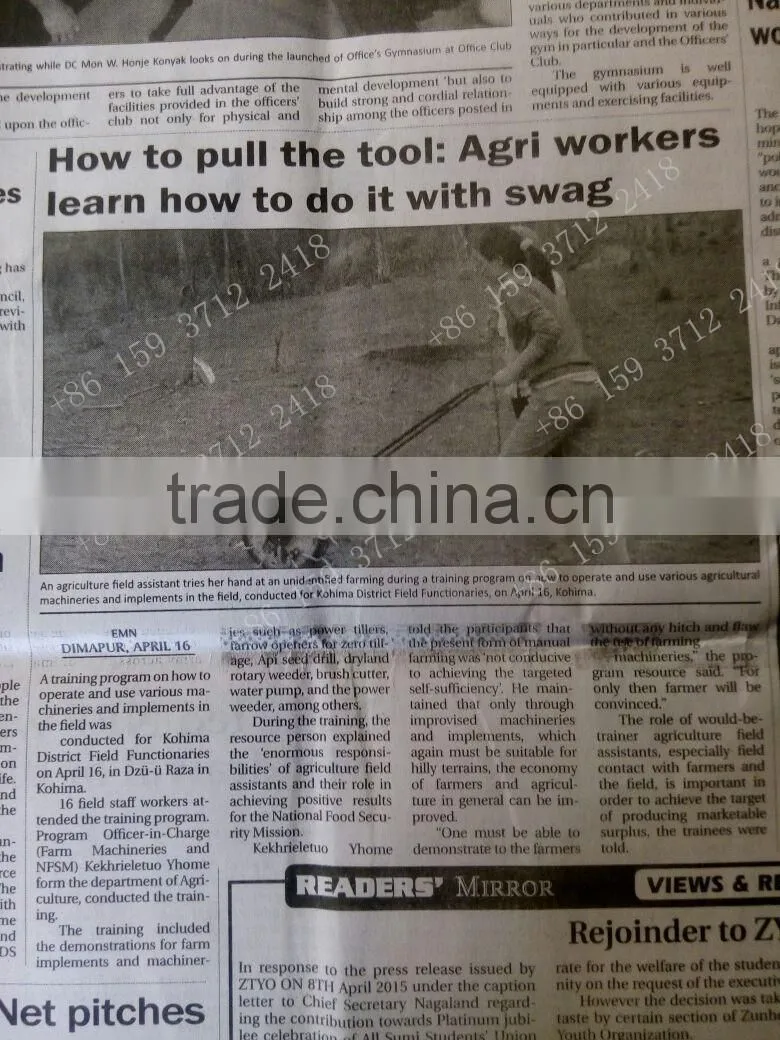 Factory hand corn seeder machine