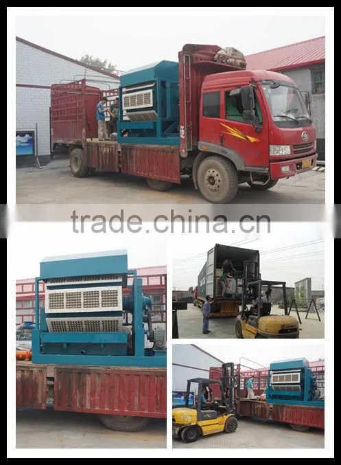 2015 Advanced processing egg box with lid making machine