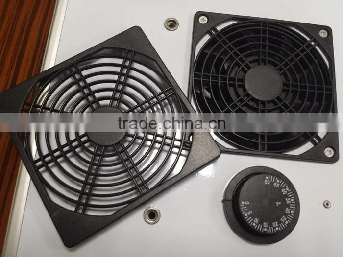 Solar powered mini greenhouse ventilation fan