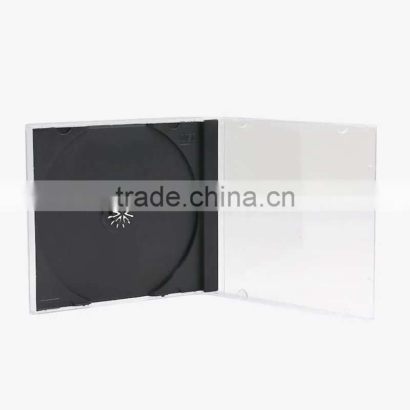 Wholesale dvd Case Manufacturer 10.4mm Clear CD DVD Case