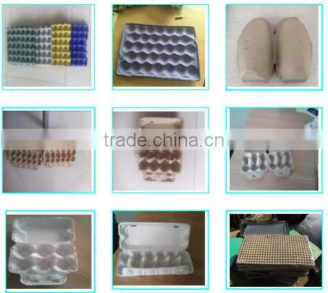 Square pulp egg tray in Chinese standred for sale
