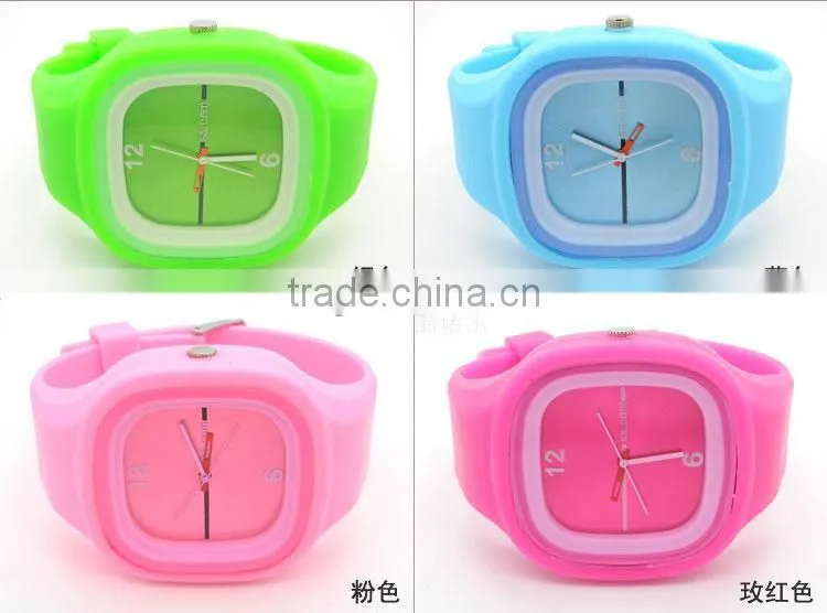2013 princess leisure sweet watches ladies silicone smart watch no deformation no fade color quartz watch