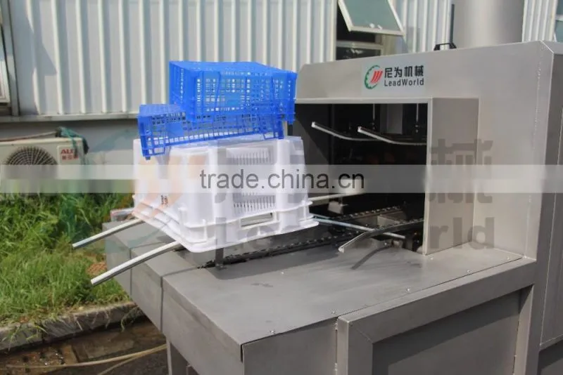 Automatic stainless steel plastic basket washing machine