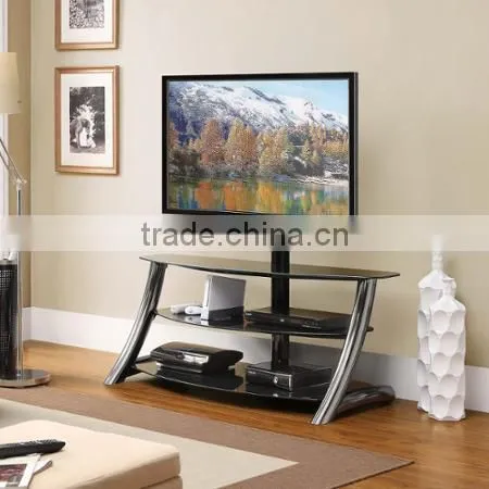 Fashionable stianless steel television stand for media players