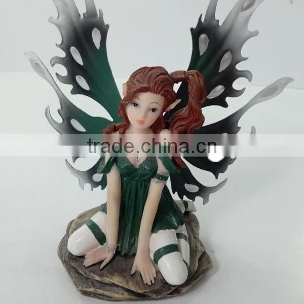 Custom Polyresin Thumbelina Cartoon Character Crafts Resin Garden Sister Garden Gnomes Statue Decoration