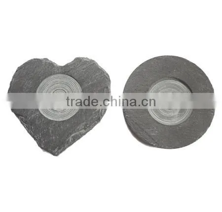 high quality slate hearts