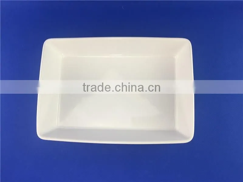 stocked white stoneware bakeware hot selling