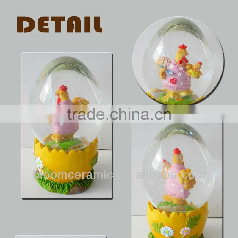 Polyresin custom halloween water globes