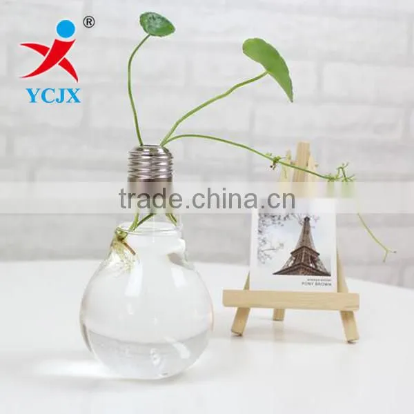 Wedding Decoration Clear Glass Bulb Vases Hanging