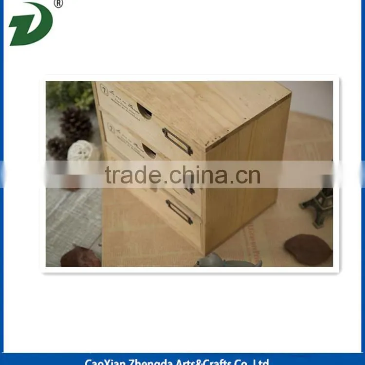 New design with lowest price pine wood cabinet