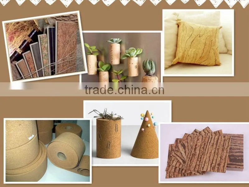 3D natural cork house decoration cork coaster