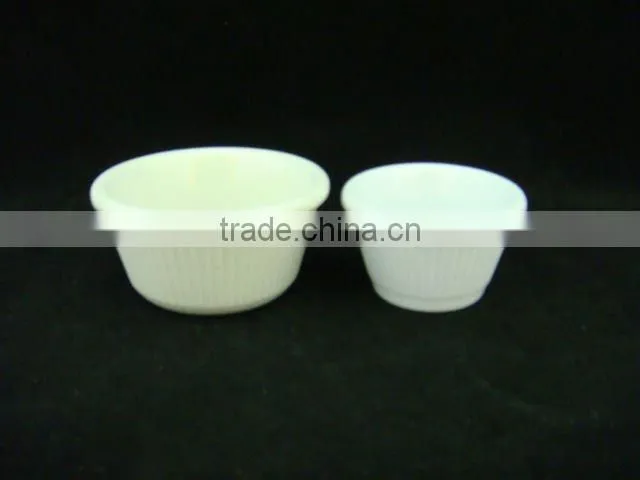round melamine sauce dish