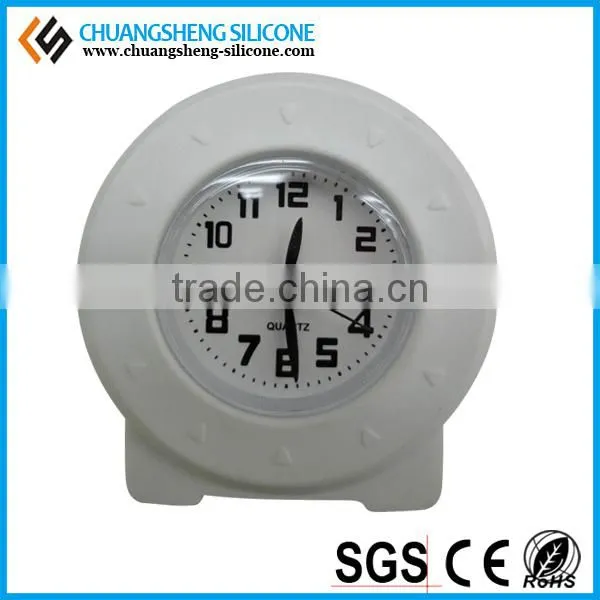 candy color desktop clock, sun shape clocks, silicone table clock