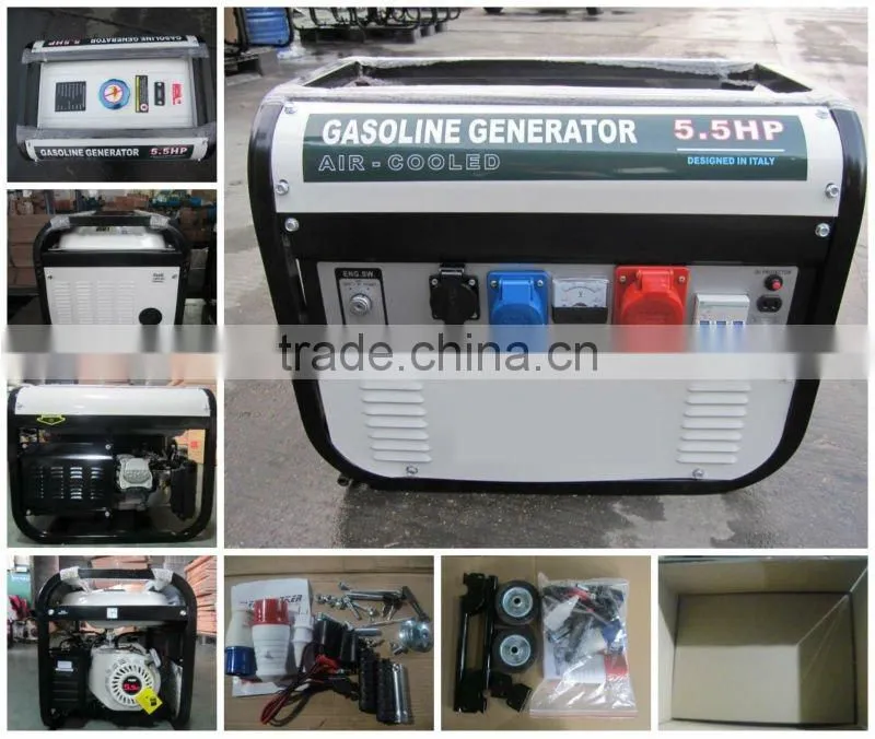 Strong square frame, 3Phase 2KW Gasoline Generator