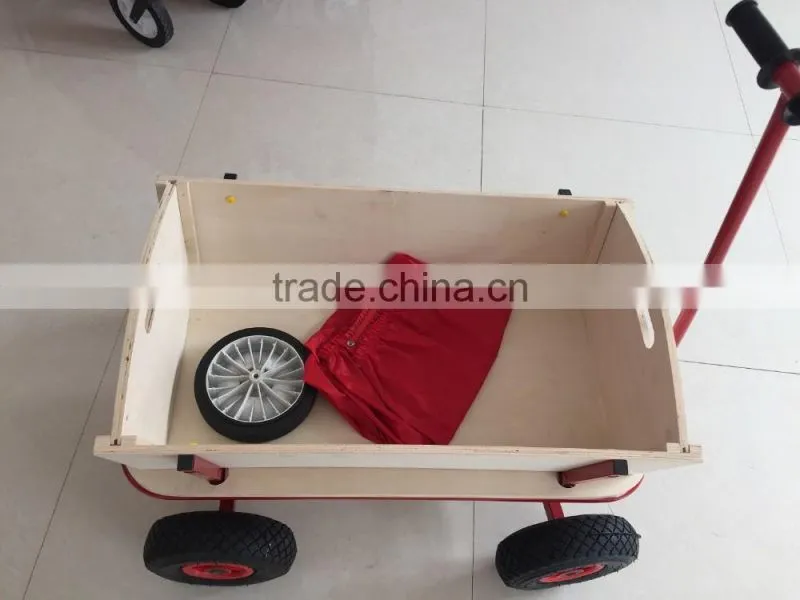 wooden hand cart , wagon garden cart for kids TC1812