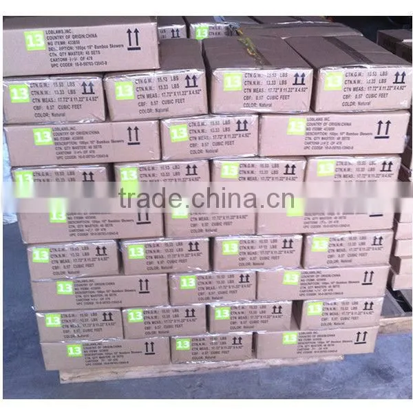 BS-1025 100Pcs 10" bamboo skewers