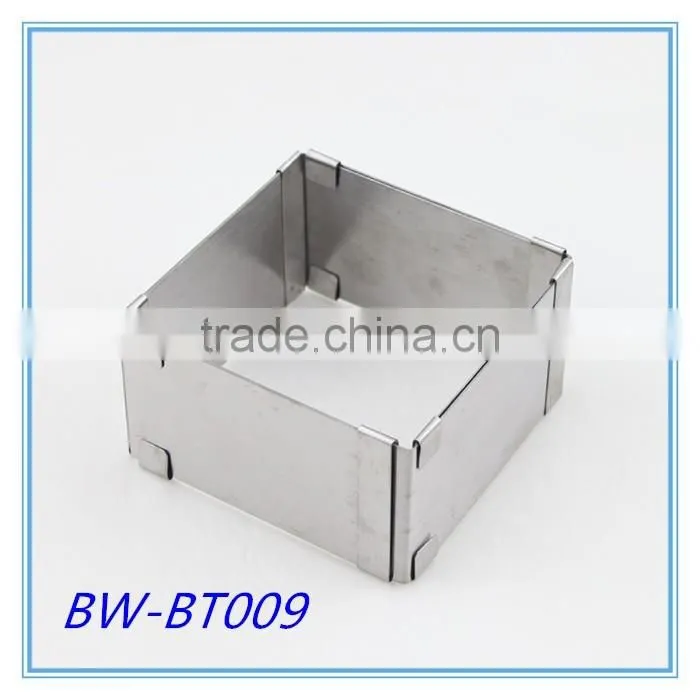 Adjustable Square Frame Mould Stainless Steel Cake Mold Baking Tools for Cakes