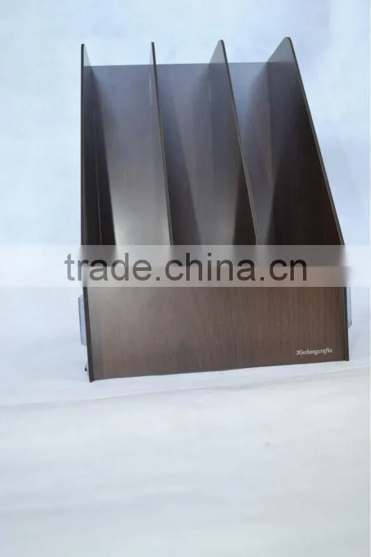Customized wooden stand file holders for sale