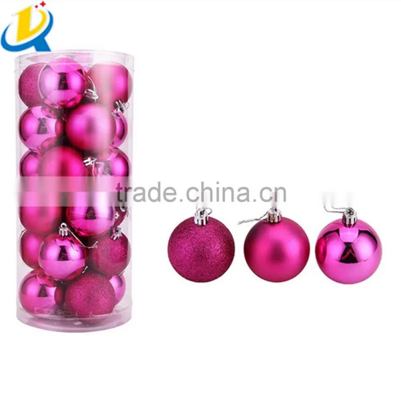 High quality colorful wholesale round plastic giant Christmas ball